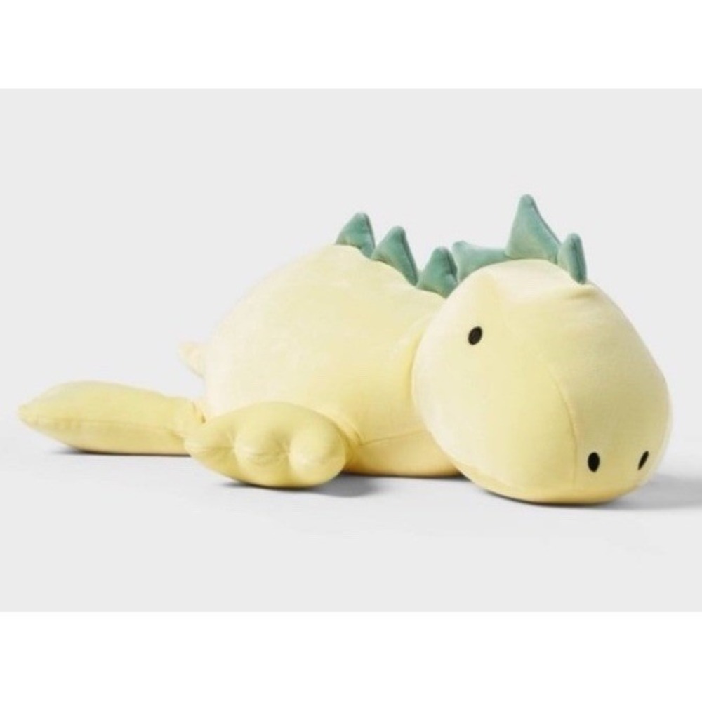 Pillowfort Weighted Plush Yellow Dinosaur - 3lbs- NO TAG